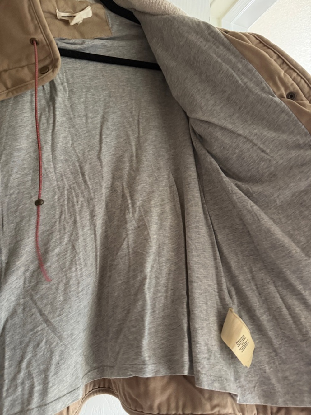 Sleeping on Snow Anthropologie Cream & Tan Contrast Women's Jacket - Picture 9 of 15